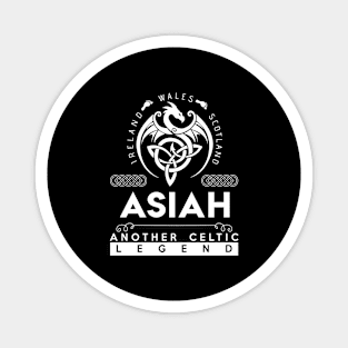 Asiah Name T Shirt - Another Celtic Legend Asiah Dragon Gift Item Magnet